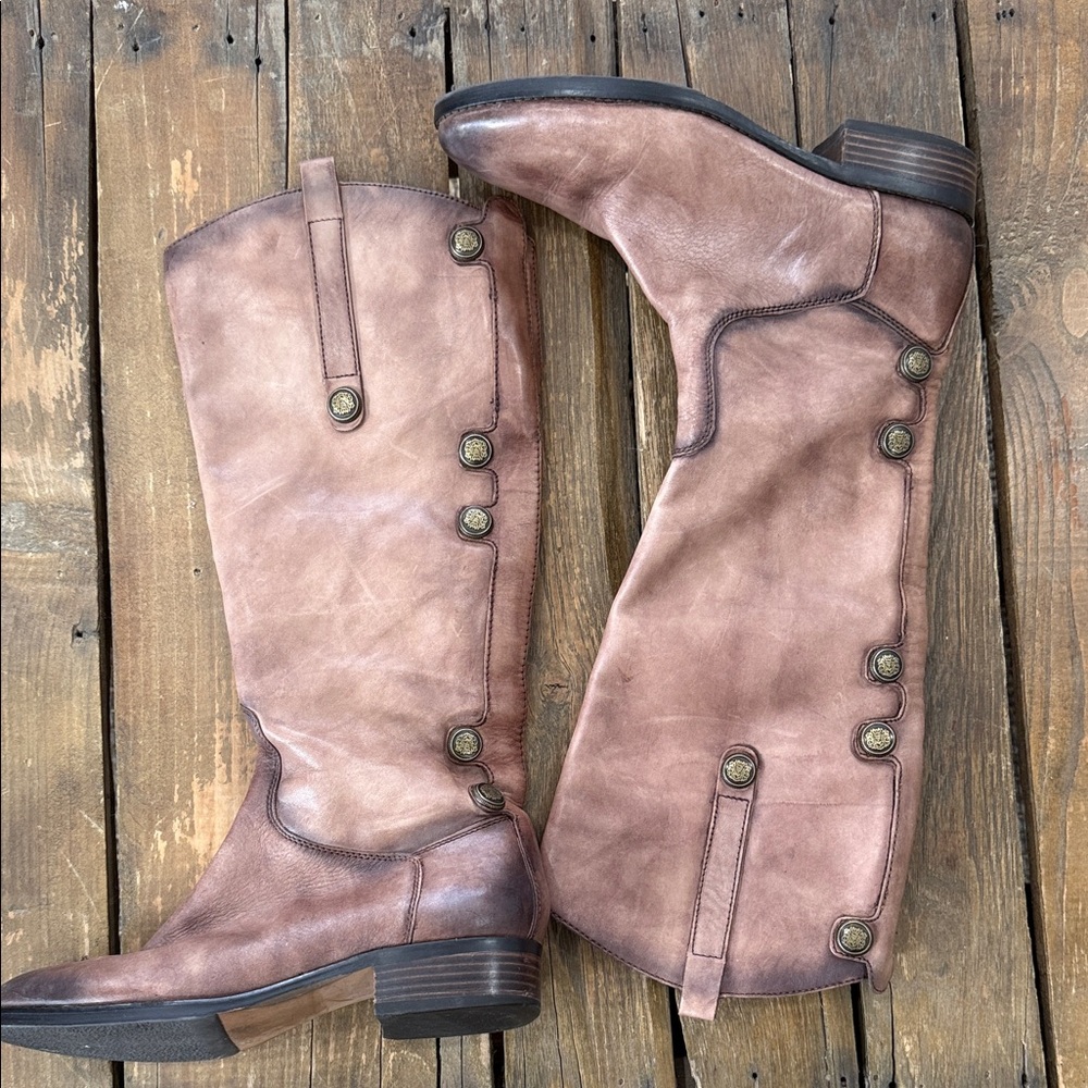 Stylish Brown Leather Boots